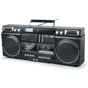 Muse M-380 Ghetto Blaster, must - Kaasaskantav magnetoola