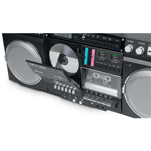 Muse M-380 Ghetto Blaster, must - Kaasaskantav magnetoola