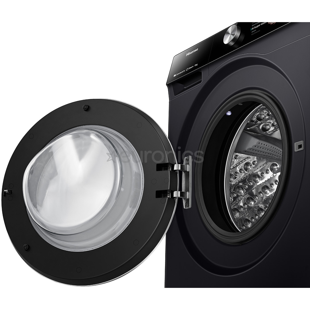 Hisense, 12 kg, sügavus 61 cm, 1400 p/min - Eestlaetav pesumasin