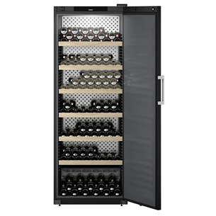 Liebherr GrandCru Selection, 324 pudelit, kõrgus 211 cm, must - Veinikülmik