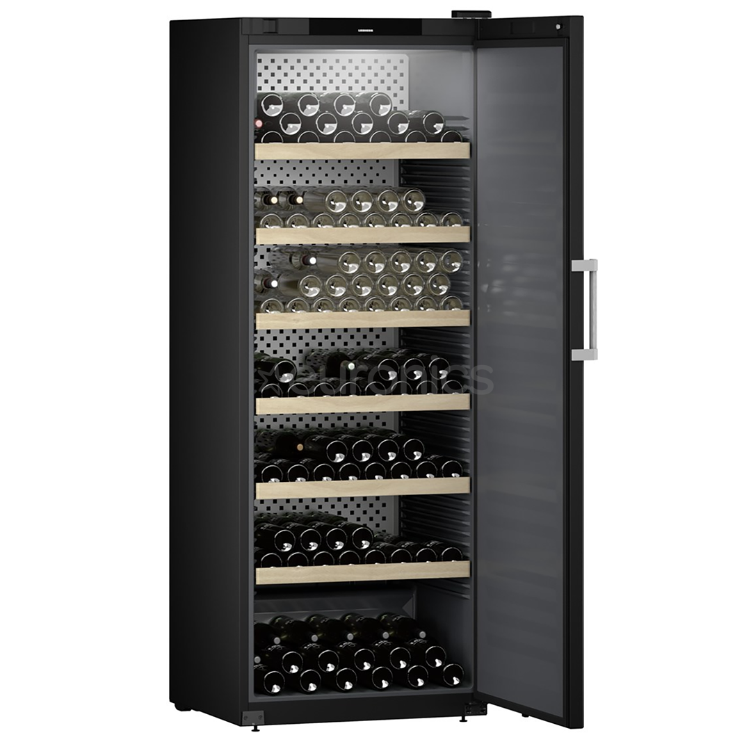 Liebherr GrandCru Selection, 324 pudelit, kõrgus 211 cm, must - Veinikülmik