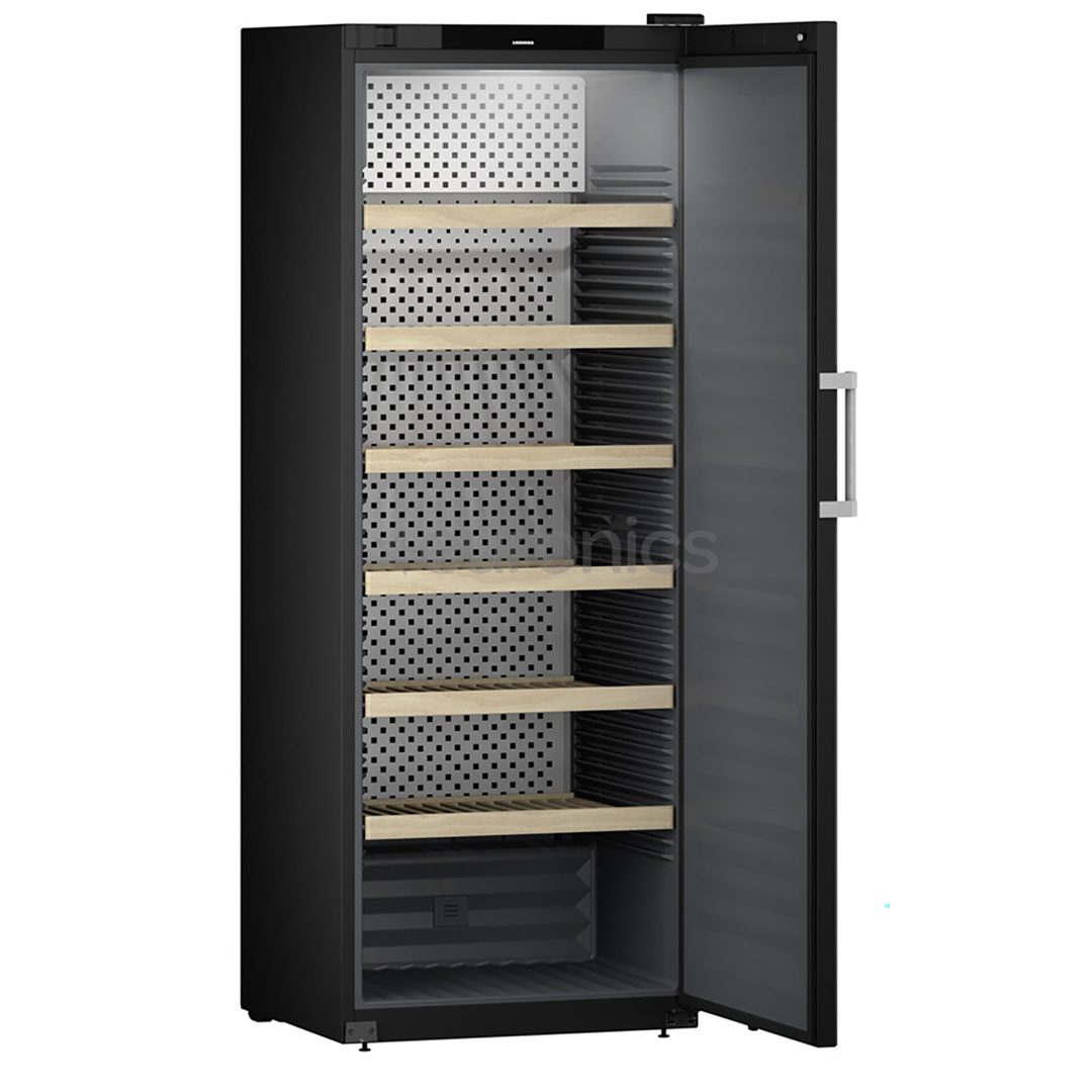 Liebherr GrandCru Selection, 324 pudelit, kõrgus 211 cm, must - Veinikülmik