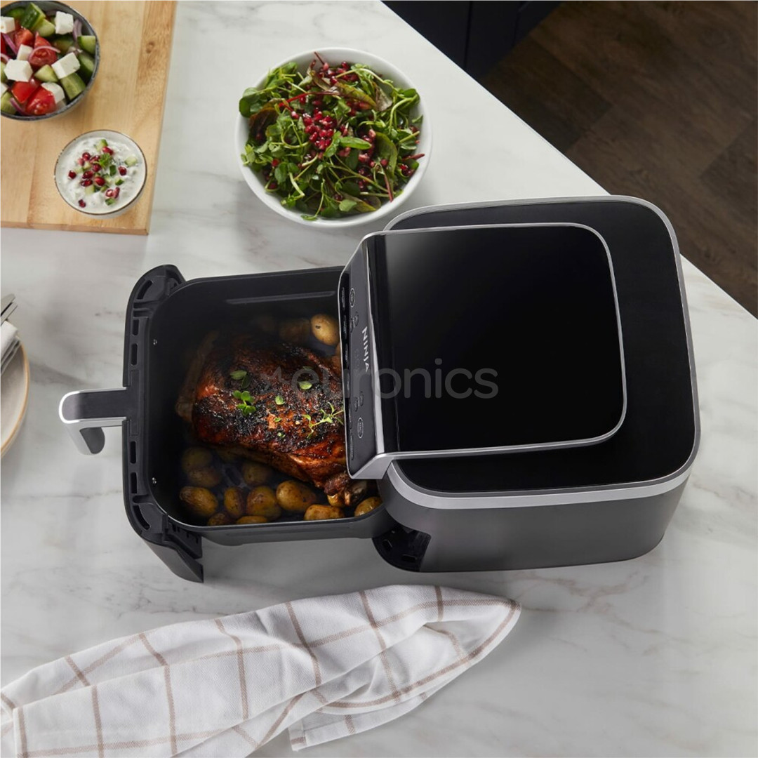 Ninja Air Fryer MAX PRO 6.2L, 2000 W, must - Kuumaõhufritüür