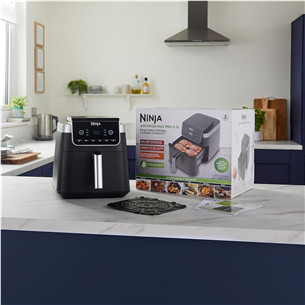 Ninja Air Fryer MAX PRO 6.2L, 2000 W, must - Kuumaõhufritüür