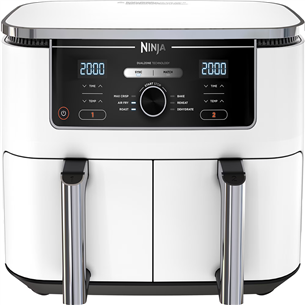 Ninja Foodi MAX Dual Zone, 9.5 L, 2470 W, valge - Kuumaõhufritüür AF400EUWH
