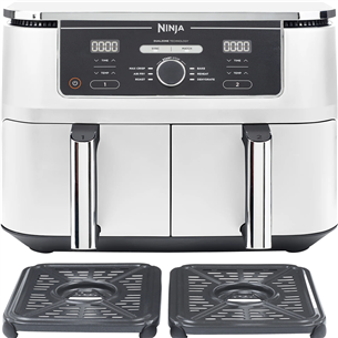 Ninja Foodi MAX Dual Zone, 9.5 L, 2470 W, valge - Kuumaõhufritüür