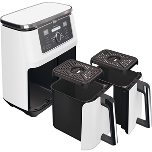 Ninja Foodi MAX Dual Zone, 9.5 L, 2470 W, valge - Kuumaõhufritüür