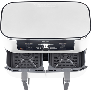 Ninja Foodi MAX Dual Zone, 9.5 L, 2470 W, valge - Kuumaõhufritüür