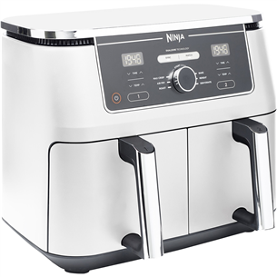 Ninja Foodi MAX Dual Zone, 9.5 L, 2470 W, valge - Kuumaõhufritüür