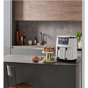 Ninja Foodi MAX Dual Zone, 9,5 л, 2470 Вт, белый - Аэрогриль