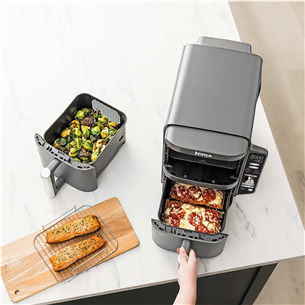 Ninja Double Stack XL 9.5L, 2470 W, hall - Kuumaõhufritüür