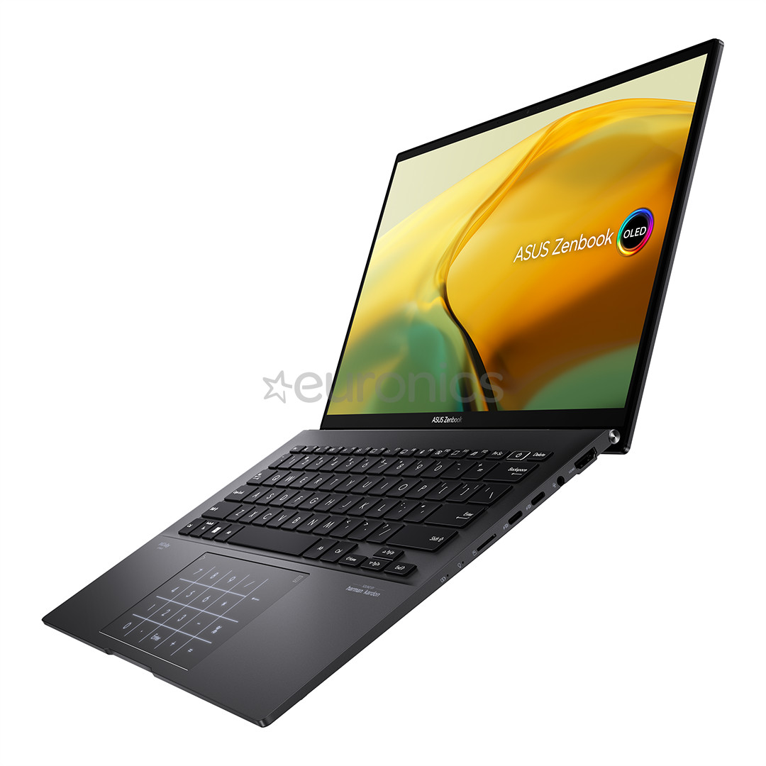 ASUS Zenbook 14, 14'', OLED, 2.8K, 90 Hz, Ryzen 5, 16 GB, 512 GB, ENG. must - Sülearvuti