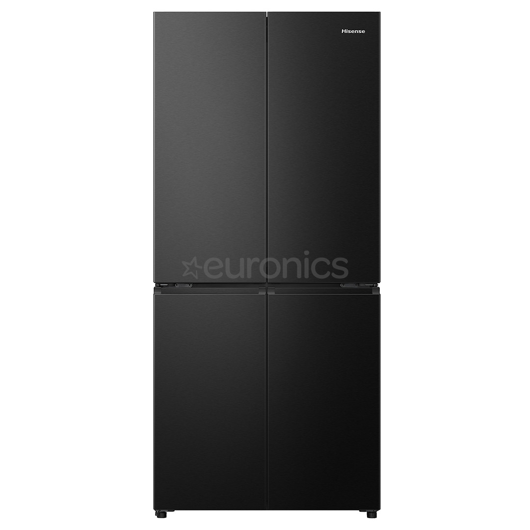 Hisense, Cross Door, No Frost, 483 L, kõrgus 179 cm, must - SBS-Külmik