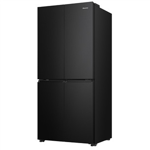 Hisense, Cross Door, No Frost, 483 L, kõrgus 179 cm, must - SBS-Külmik