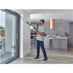 Shark Stratos Anti Hair Wrap Plus Pet Pro, 2 аккумулятора, серый/серебристый - Беспроводной пылесос