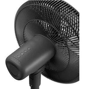 Philips, 3000 Seeria, must - Põrandaventilaator