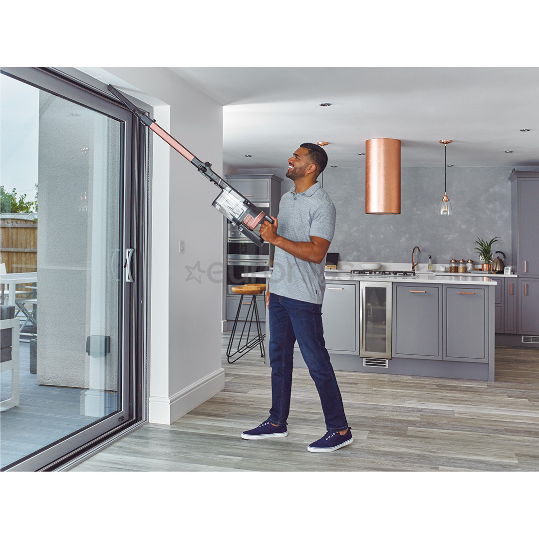 Shark Stratos Anti Hair Wrap Plus, grey/rose gold - Cordless vacuum cleaner