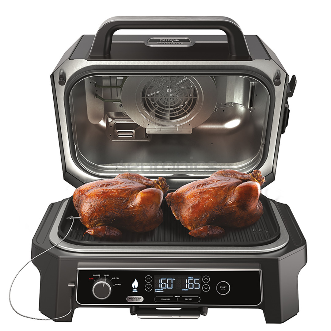 Ninja Woodfire Pro XL, must - Elektriline väligrill