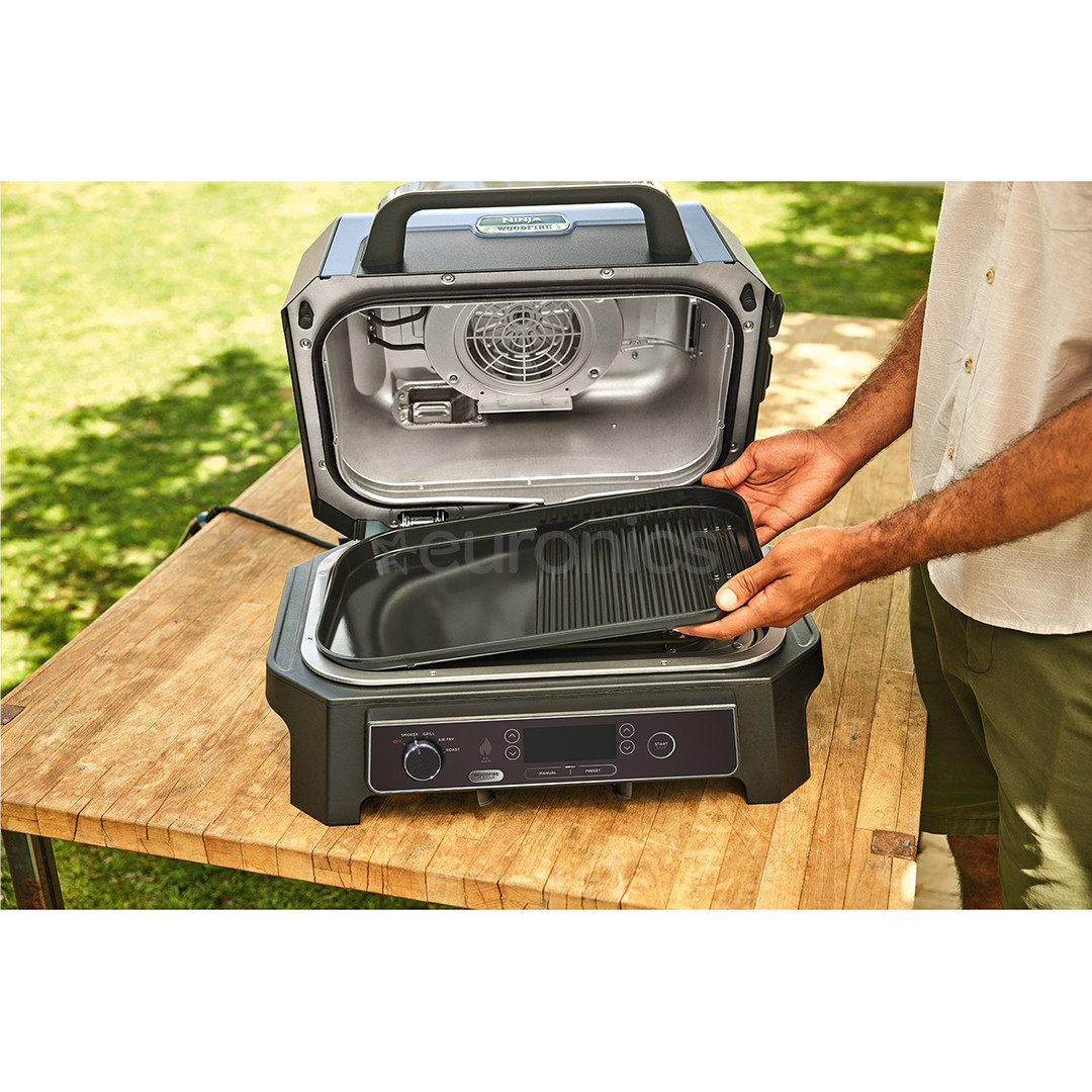 Ninja Woodfire Pro XL, must - Elektriline väligrill