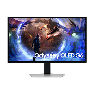 Samsung Odyssey OLED G6, 27'', 360 Hz, QHD, OLED, silver - Monitor