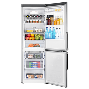 Samsung, NoFrost, 339 L, 185 cm, hõbedane - Külmik