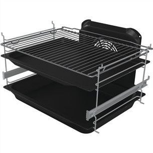 Gorenje, 71 L, laius 60 cm, valge - Gaasipliit elektriahjuga