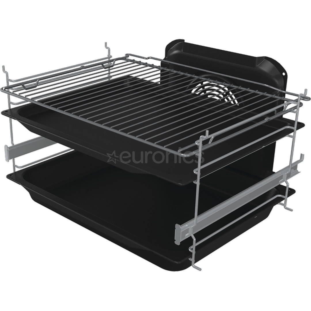 Gorenje, 71 L, laius 60 cm, valge - Gaasipliit elektriahjuga