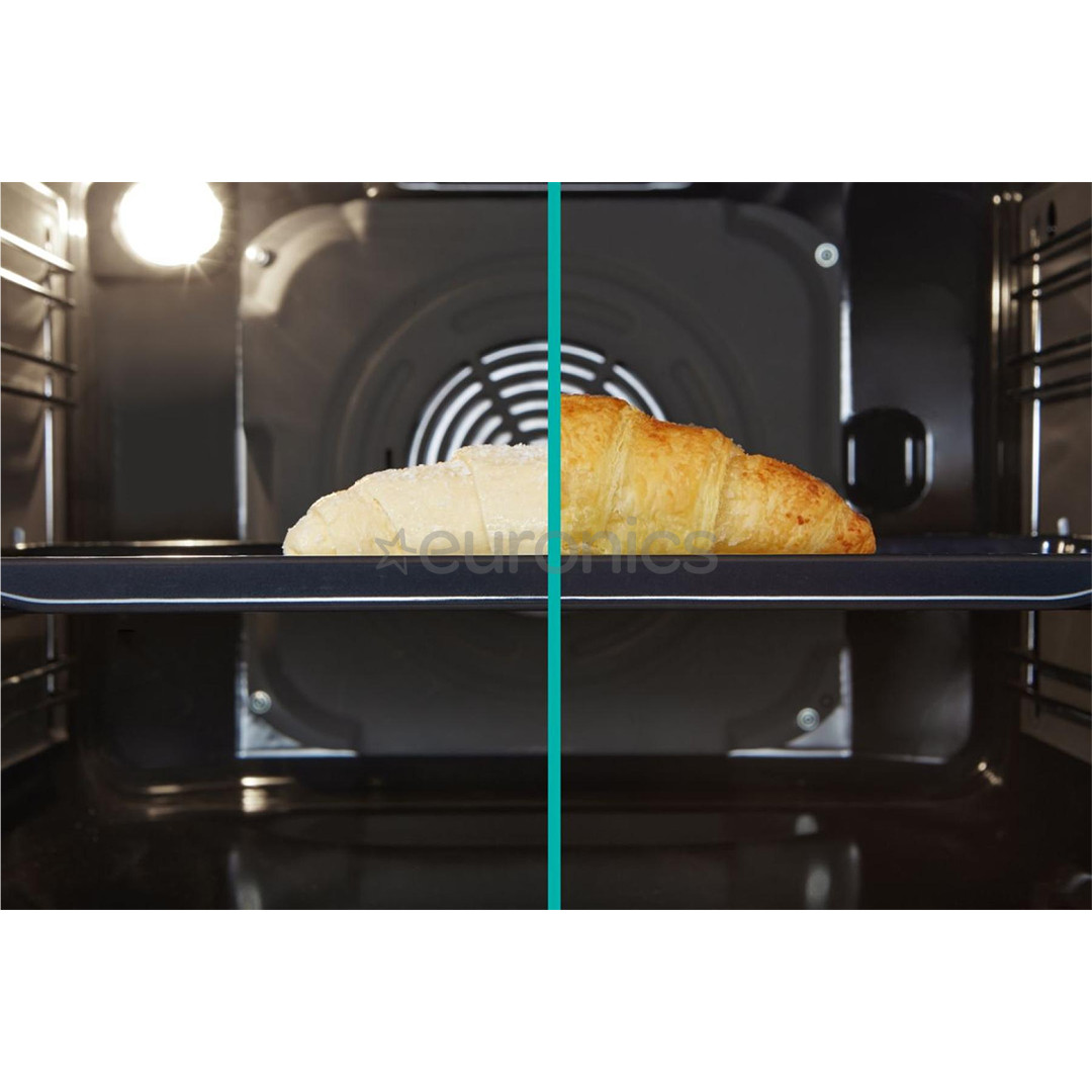 Gorenje, 71 L, laius 60 cm, valge - Gaasipliit elektriahjuga