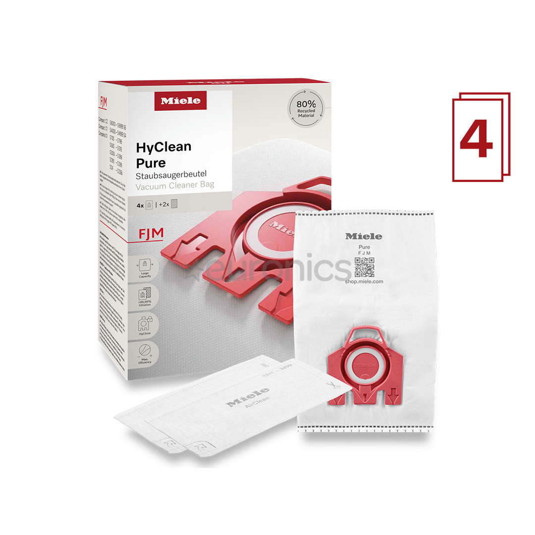 Miele HyClean Pure FJM, 4 pcs - Dust bags