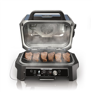 Ninja Woodfire Pro Connect XL, синий/черный - Электрический уличный гриль