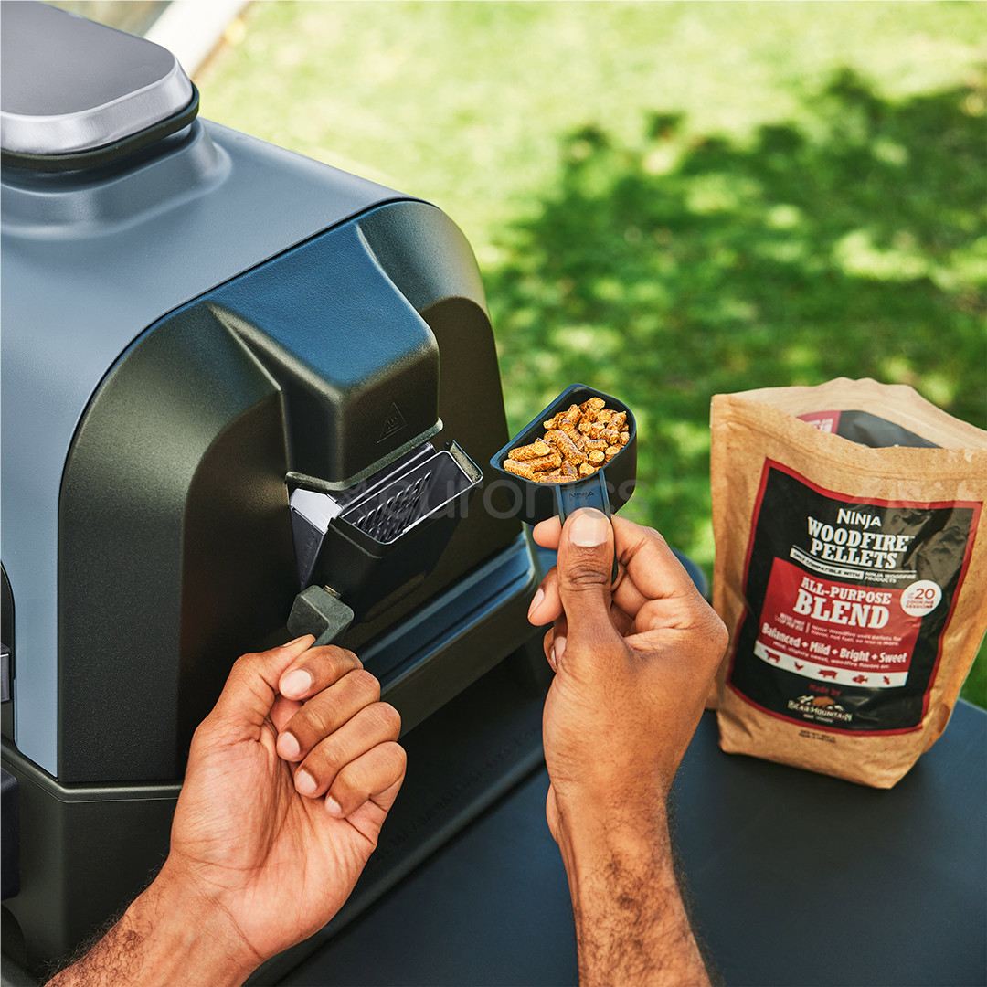 Ninja Woodfire Pro Connect XL, синий/черный - Электрический уличный гриль