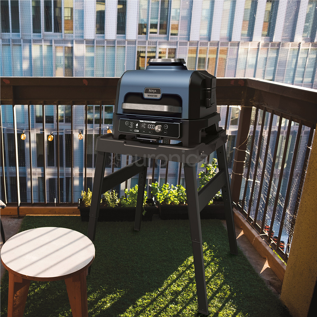 Ninja Woodfire Pro Connect XL, синий/черный - Электрический уличный гриль