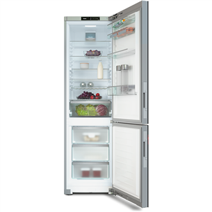Miele, No Frost, Blackboard edition, 202 cm, 371 L, must/hõbedane - Külmik