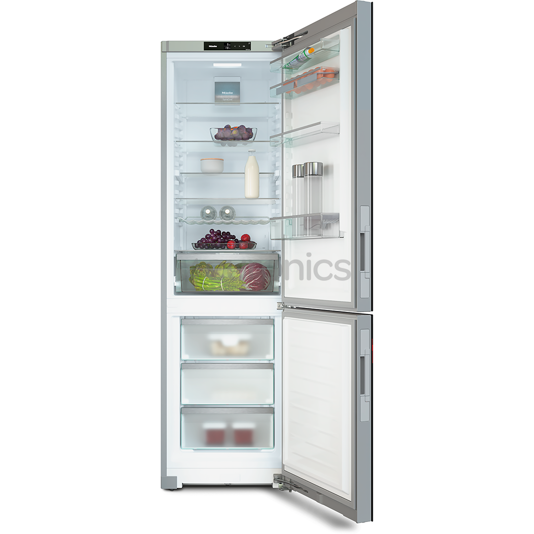 Miele, No Frost, Blackboard edition, 202 cm, 371 L, must/hõbedane - Külmik