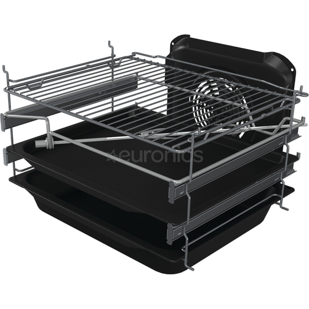 Gorenje, 70 L, laius 50 cm, valge - Gaasipliit elektriahjuga