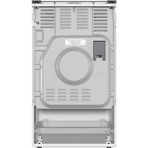 Gorenje, 70 L, laius 50 cm, valge - Gaasipliit elektriahjuga