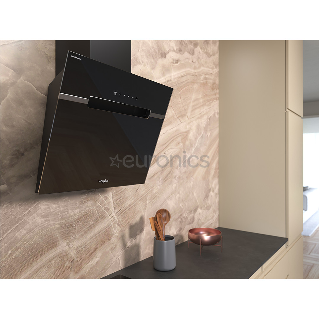 Whirlpool, 740 м³/ч, ширина 60 см, черный - Вытяжка