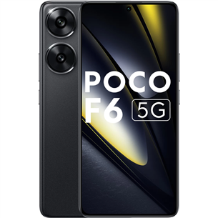 POCO F6, 512 GB, must - Nutitelefon