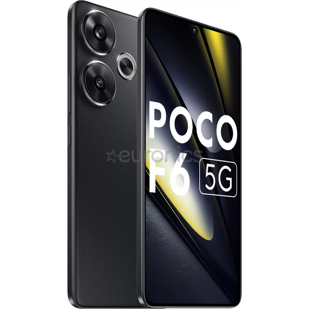 POCO F6, 512 GB, must - Nutitelefon