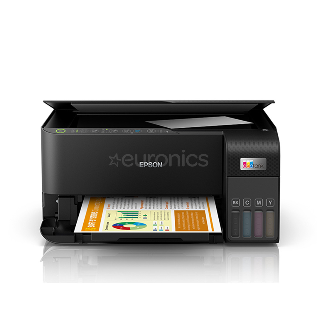 Epson EcoTank  L3550, Wi-Fi, black - Multifuntional Color Inkjet Printer