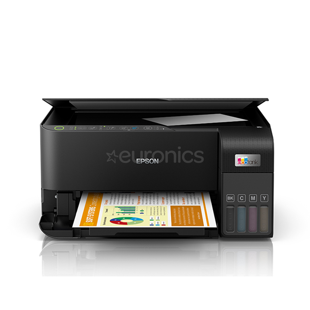 Epson EcoTank  L3550, Wi-Fi, black - Multifuntional Color Inkjet Printer