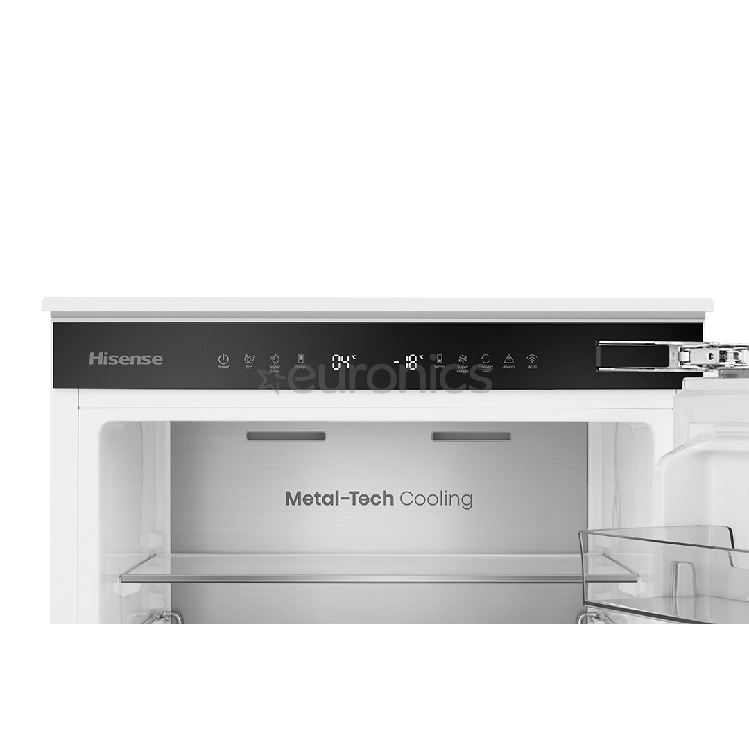 Hisense, NoFrost Dual, 284 L, kõrgus 194 cm - Integreeritav külmik