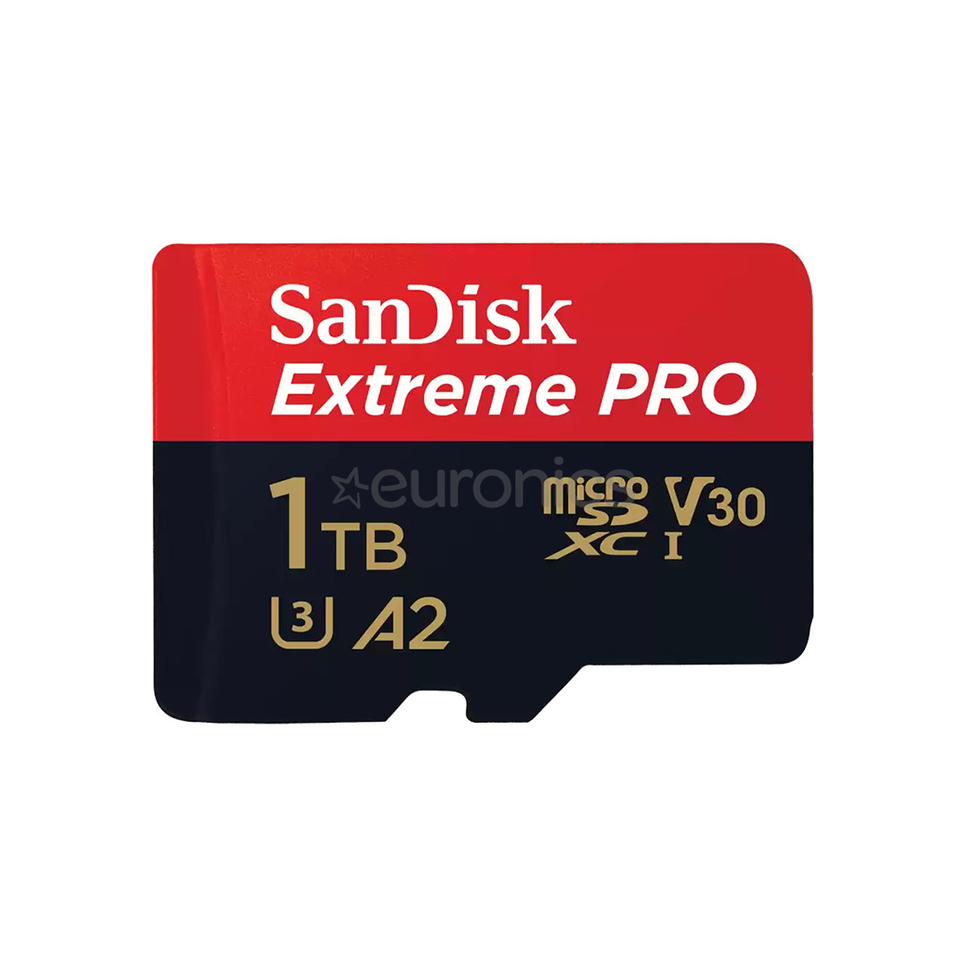 Sandisk Extreme Pro UHS-I, 1 TB, microSDXC, must - Mälukaart