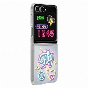 Samsung Flipsuit Case, Galaxy Flip6, läbipaistev - Silikoonümbris