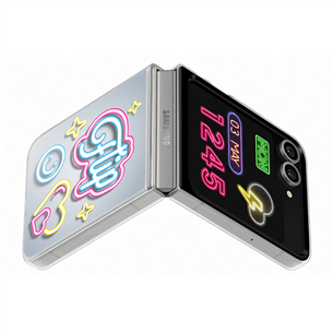 Samsung Flipsuit Case, Galaxy Flip6, läbipaistev - Silikoonümbris