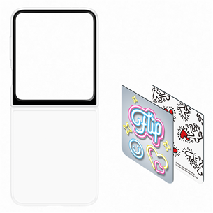 Samsung Flipsuit Case, Galaxy Flip6, läbipaistev - Silikoonümbris