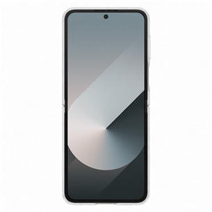 Samsung Flipsuit Case, Galaxy Flip6, valge - Silikoonümbris