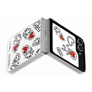 Samsung Flipsuit Case, Galaxy Flip6, valge - Silikoonümbris