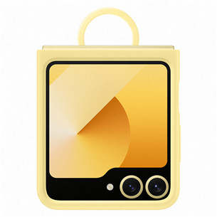 Samsung Silicone case, Galaxy Flip6, kollane - Silikoonümbris