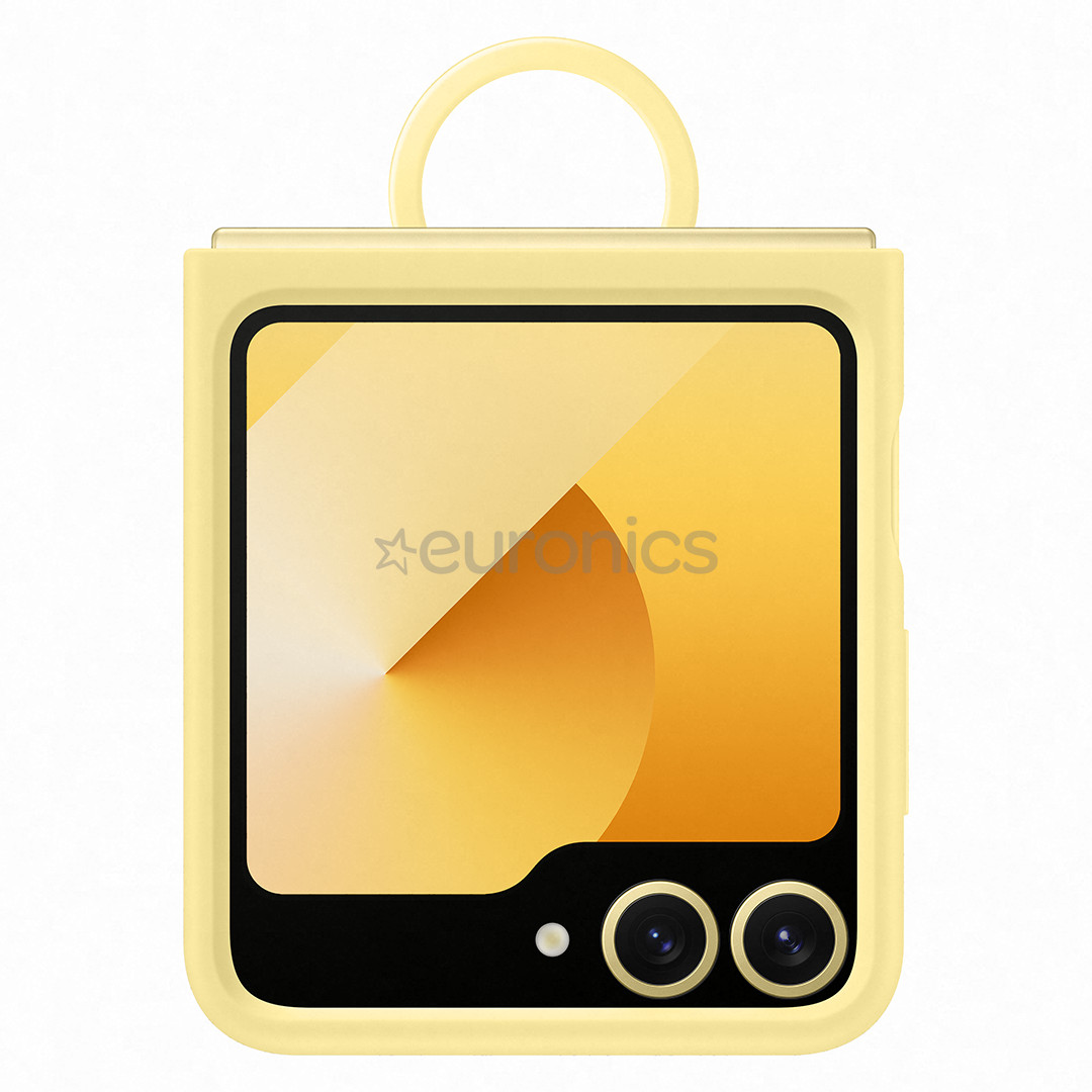 Samsung Silicone case, Galaxy Flip6, kollane - Silikoonümbris